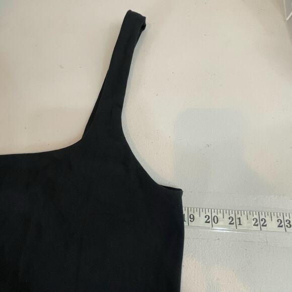 Wilfred Aritzia Saturn Black Wrap Dress Size 2XL Preppy Classic Soft - Picture 8 of 11
